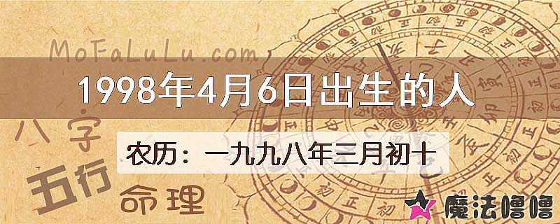 1998年4月6日出生的人