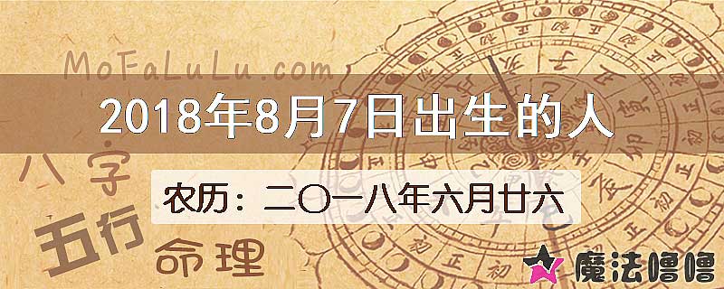 2018年8月7日出生的人