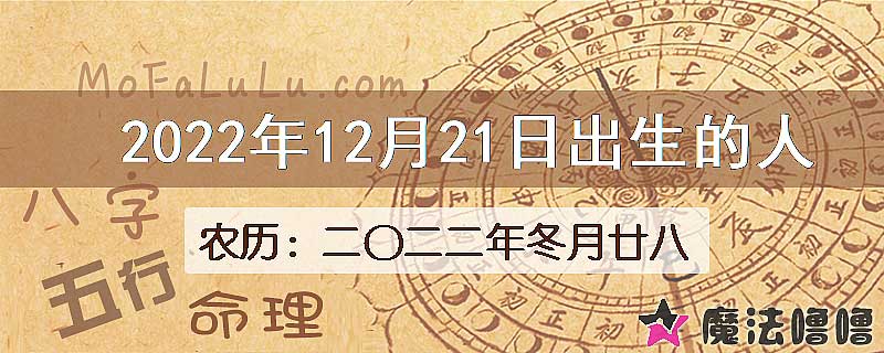 2022年12月21日出生的八字怎么样？