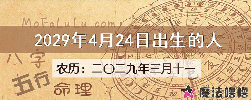 2029年4月24日出生的人