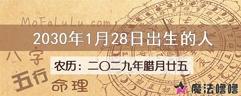 2030年1月28日出生的人