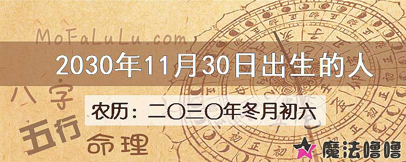2030年11月30日出生的人