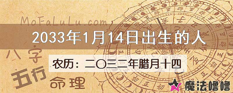2033年1月14日出生的人