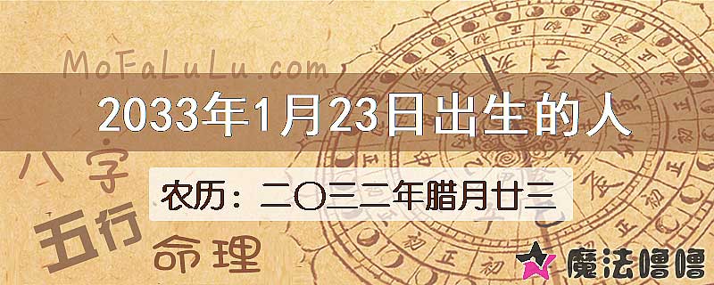 2033年1月23日出生的人