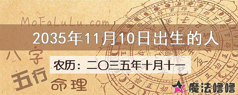 2035年11月10日出生的人