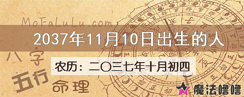 2037年11月10日出生的人