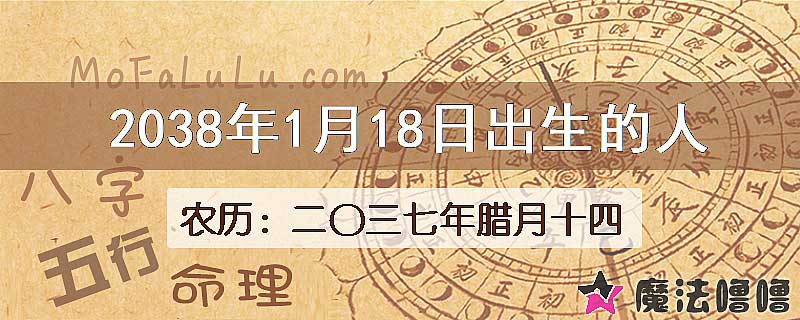 2038年1月18日出生的人
