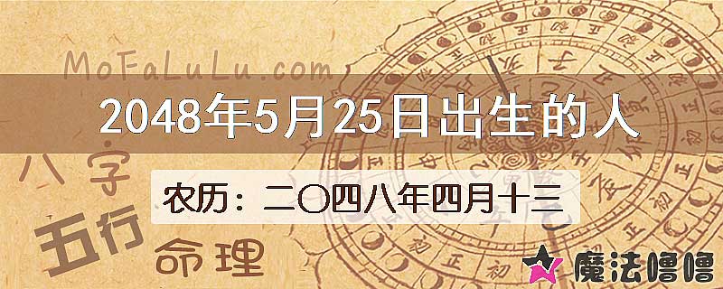 2048年5月25日出生的人