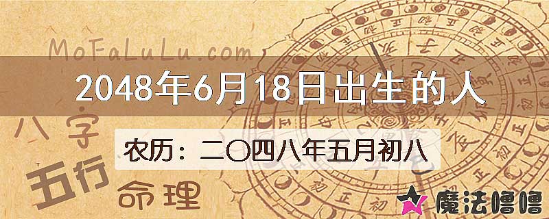 2048年6月18日出生的人