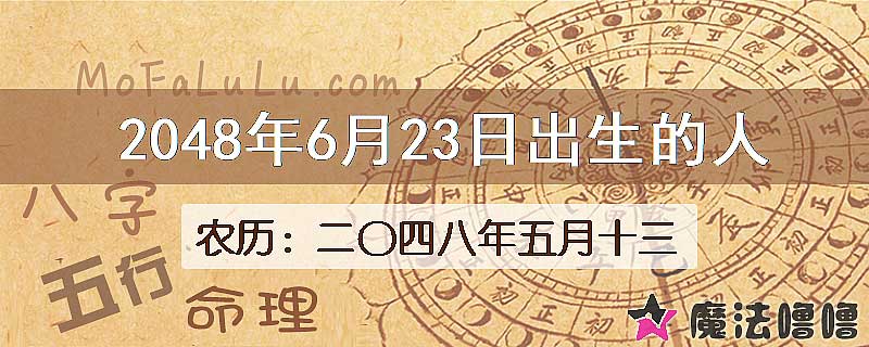2048年6月23日出生的人