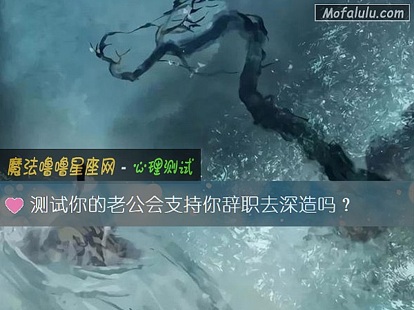 测试你的老公会支持你辞职去深造吗？